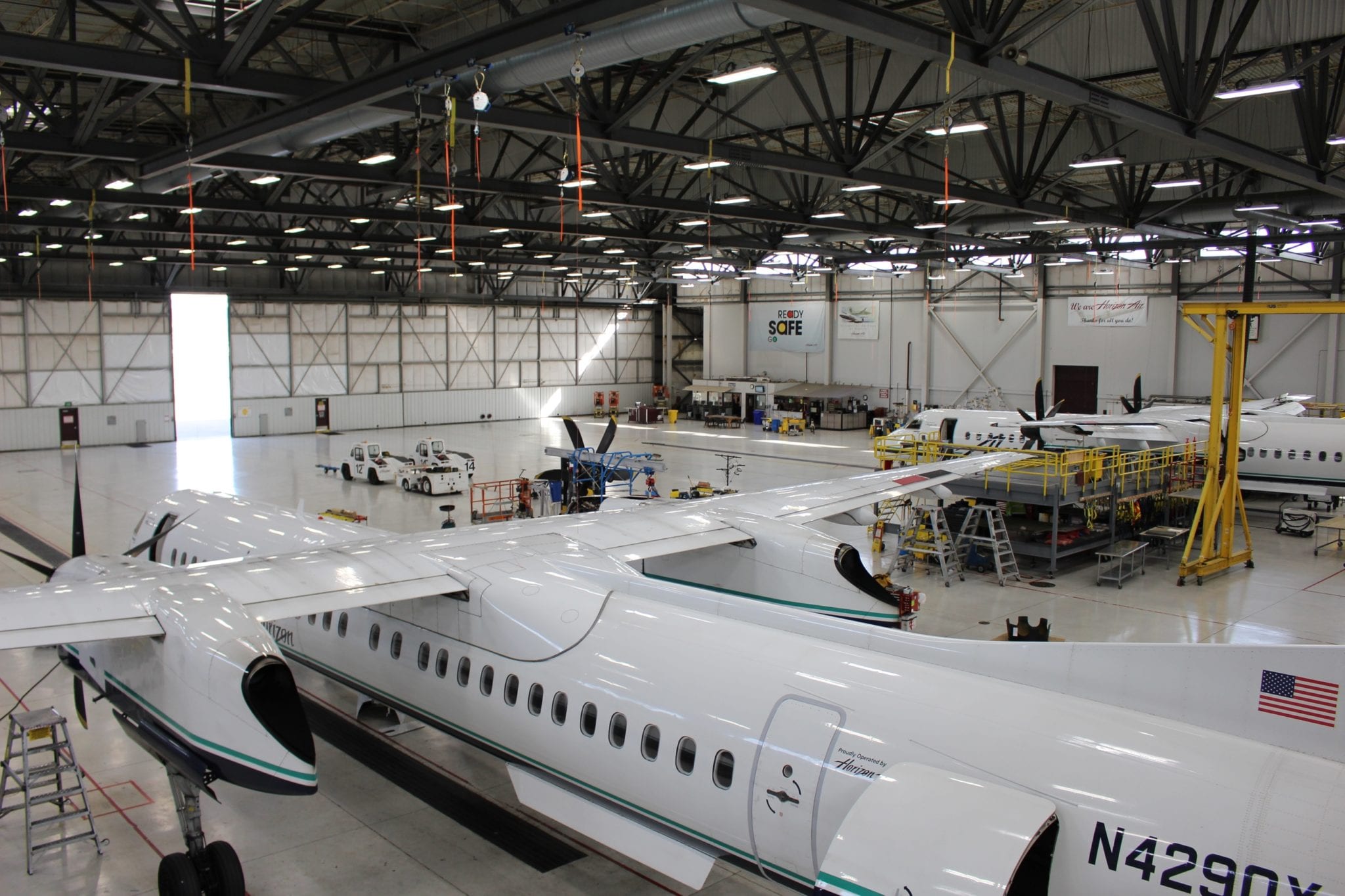 Alaska airlines After lighting upgrade