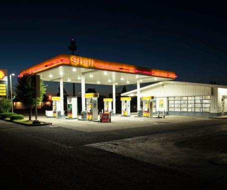 leathers fuel after lighting project