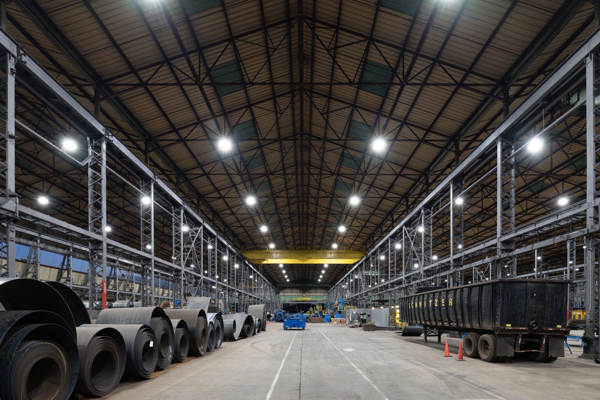 Northwest Pipe LED lighting upgrade results