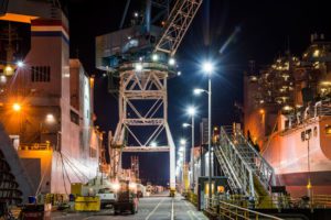 Vigor Industrial LED Lighting Retrofit for Shipyard