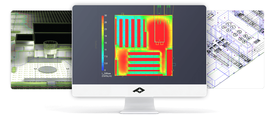 Photometric LED Lighting Retrofit - 3 Screens
