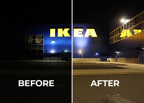IKEA LED Lighting Retrofit