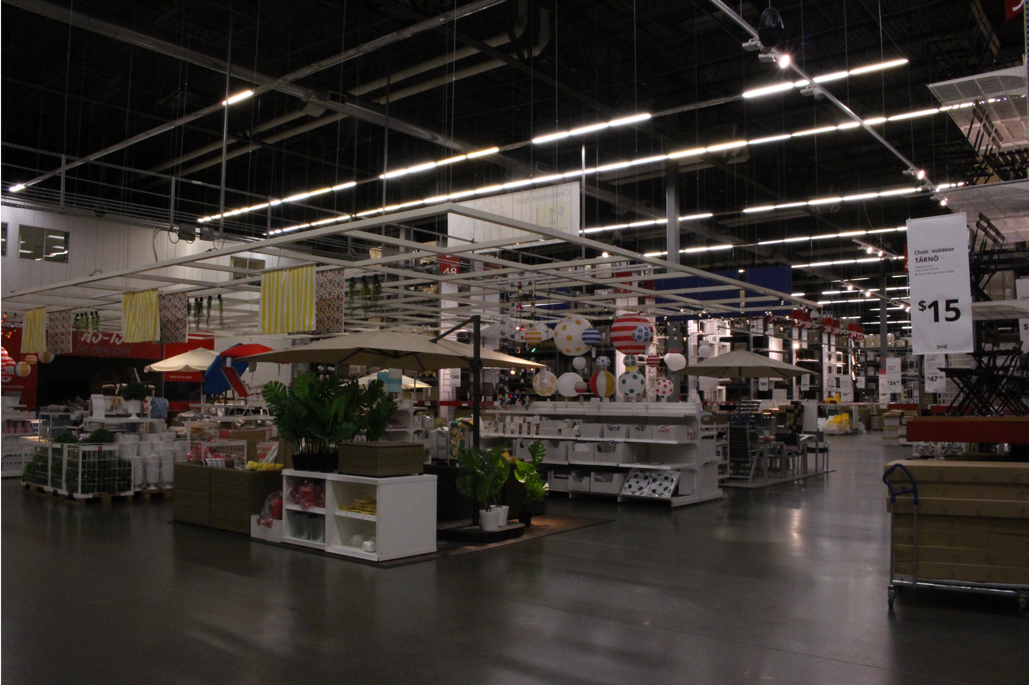 IKEA LED Retrofit (Store) Before