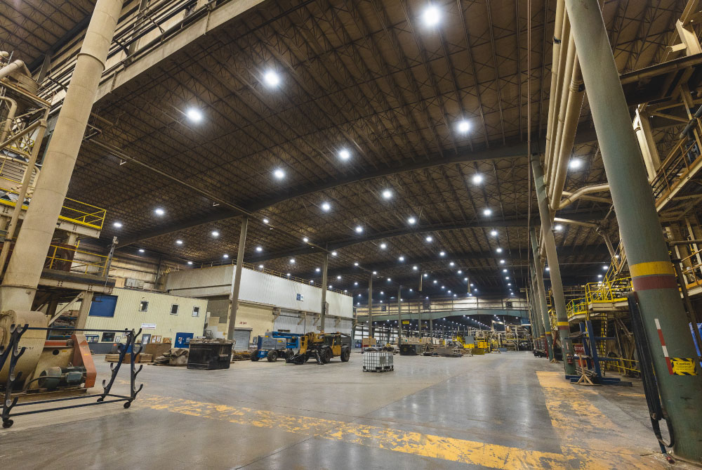 West Fraser - Grand Prairie, AB, CA - After Lighting Upgrade